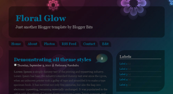 Best dark Blogger Templates