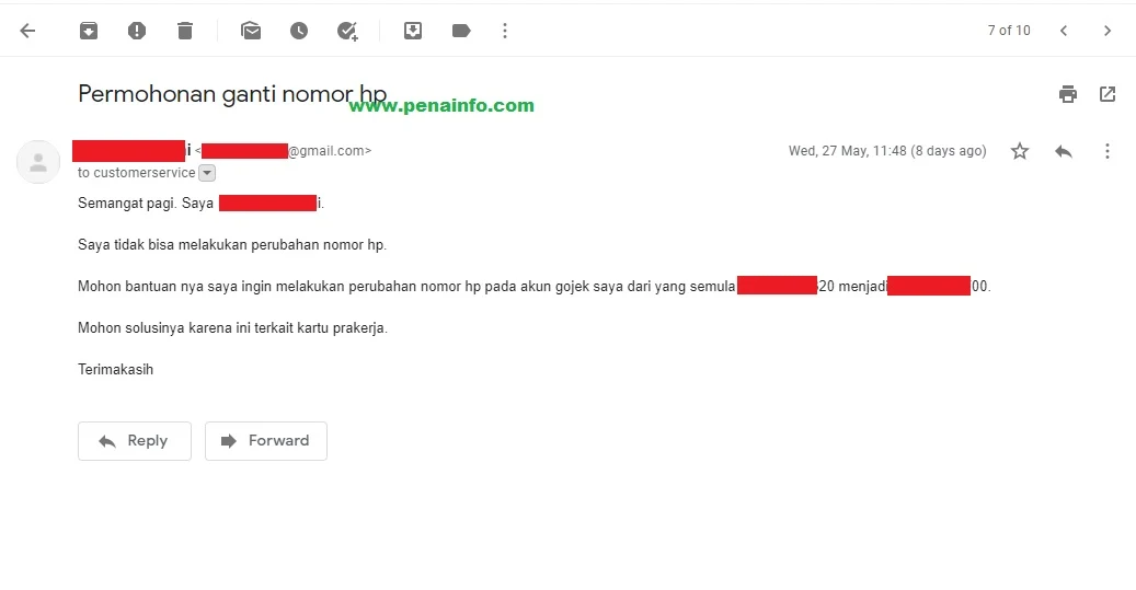 cara mengganti nomor gopay 4