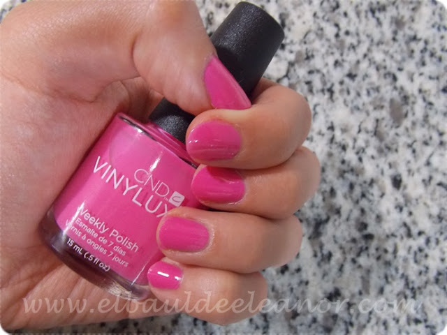 CND Vinilux Manicura rosa elbauldeeleanor El baúl de Eleanor