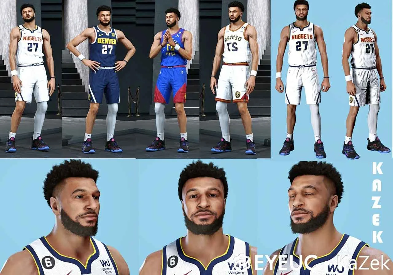 NBA 2K23 Jamal Murray Cyberface