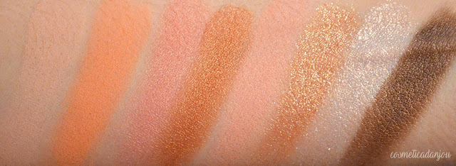 Heimish - Dailism Eye Palette Coral Essay swatches