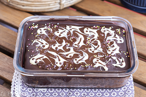 Brownie fantasma para #Halloween #sinlactosa