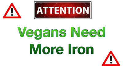 Attention! Vegans need more iron