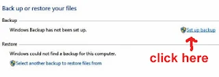 how to back up files in Windows 7