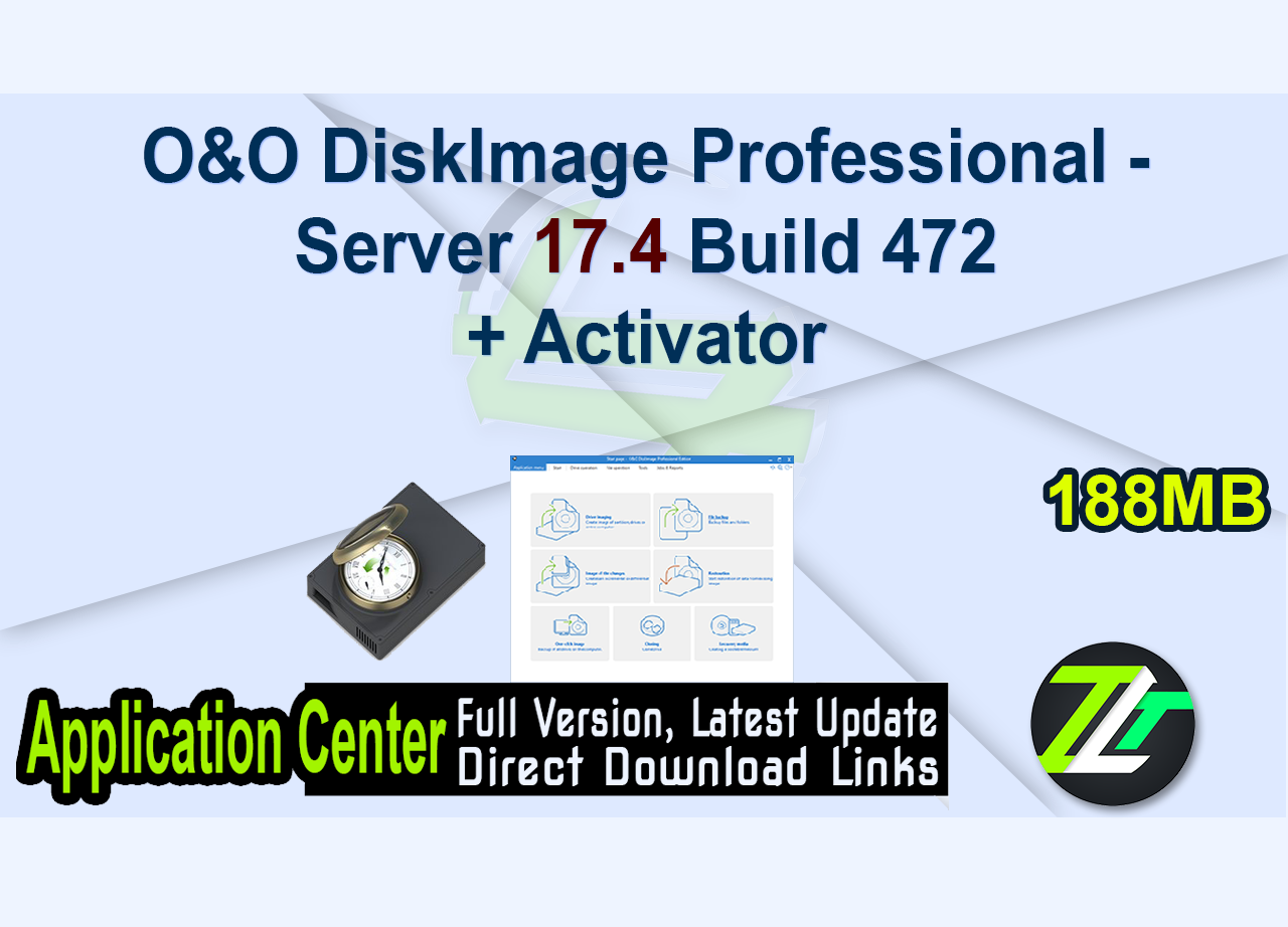 O&O DiskImage Professional – Server 17.4 Build 472 + Activator