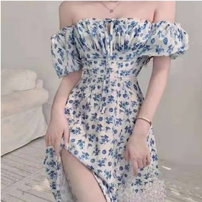슬릿 비치웨어 원피스