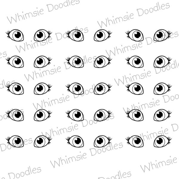 Download Whimsie Doodles Digital Stamps: Tuesday Tutorial-Colouring Eyes with Copics