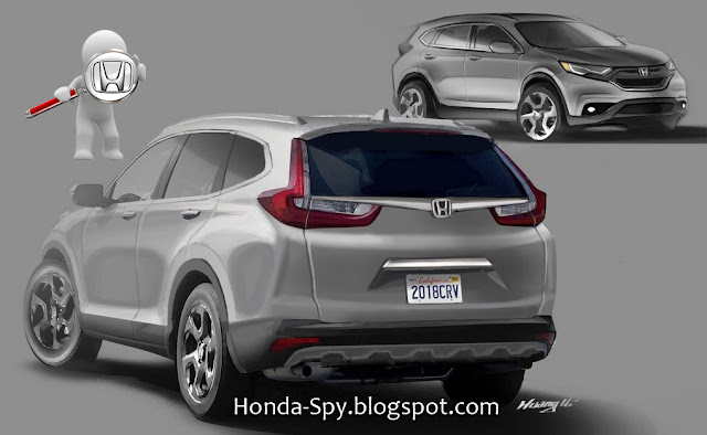 2017, honda, cr-v, illustration, photos, pictures, concept, artist, scoop, spied, spy