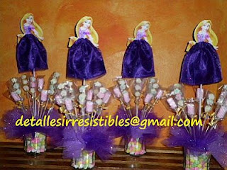 Children's Parties Decoration Tangled, Rapunzel, Centerpieces