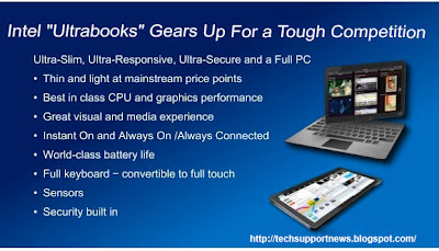Intel Ultrabooks Gears Up For a Tough Competition