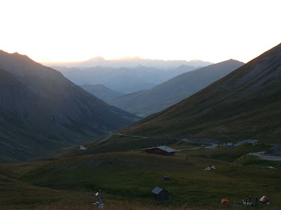 アグネルの峠 col d'Agnel　野営