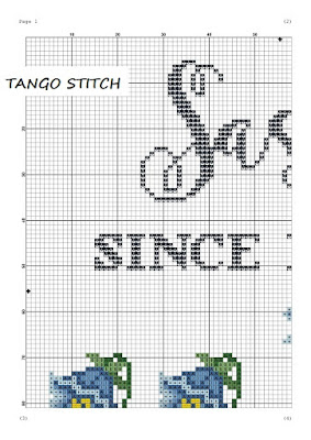 Sassy since birth funny quote cross stitch pattern floral embroidery design - Tango Stitch