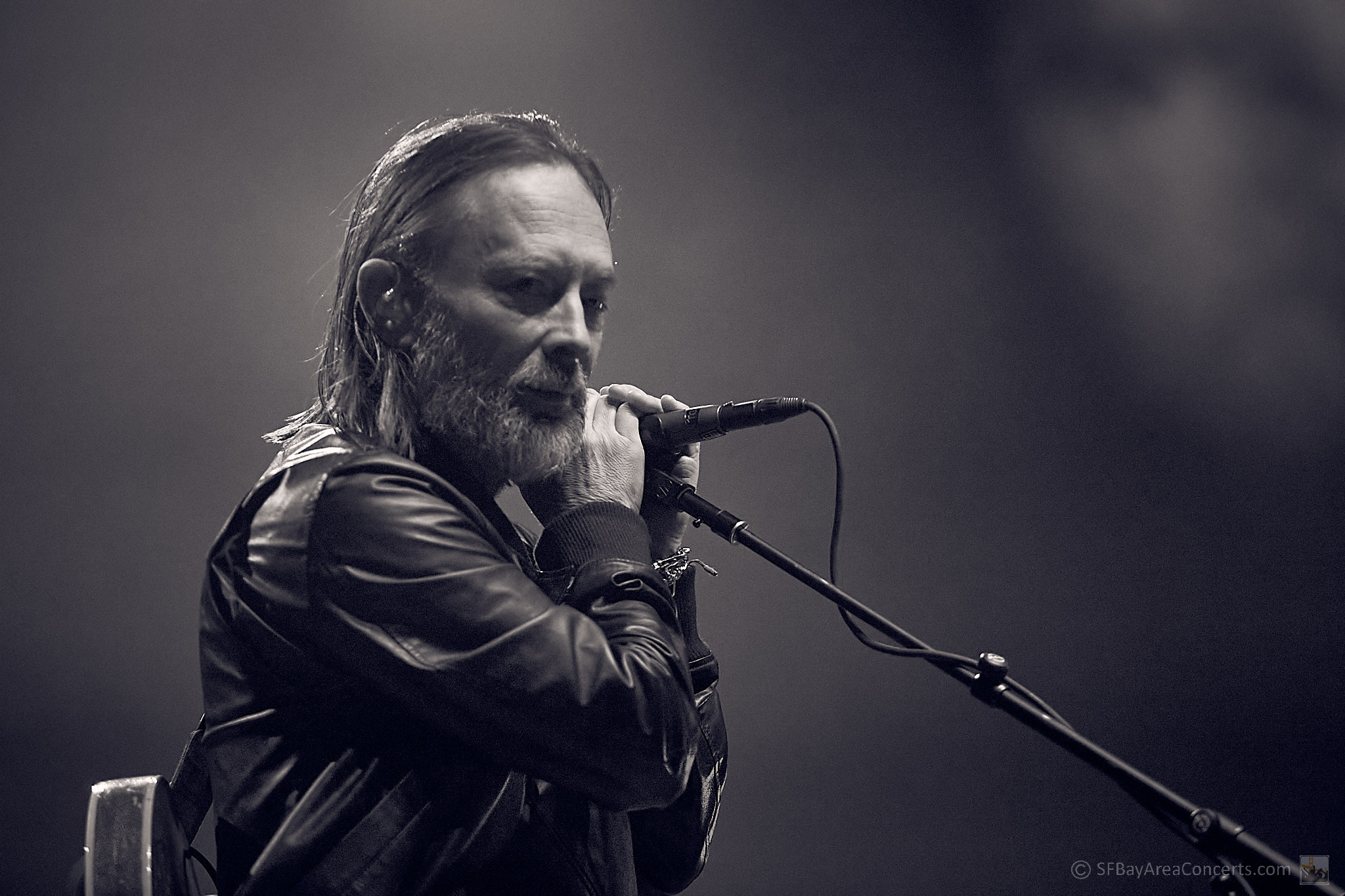 The Smile's Thom Yorke @ the Bill Graham Civic (Photo: Kevin Keating)