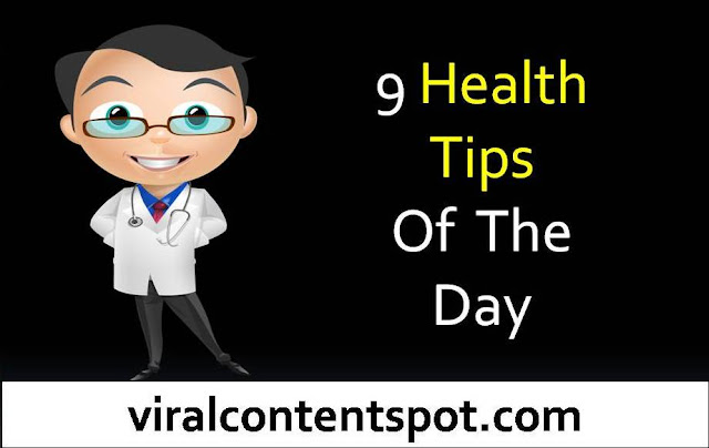 Health Tips Of The Day