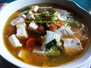 Resep Memasak Sawi Putih Tahu Sayur Kuah Lezat