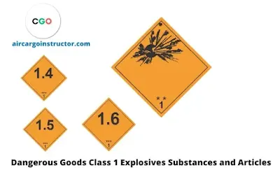 hazmat Class 1 Explosives