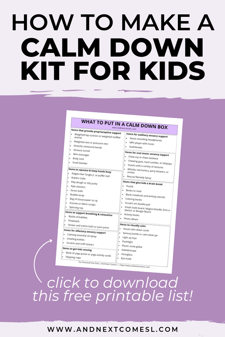 23 Tips for Creating an Effective Calm Down Kit for Your Anxious Child