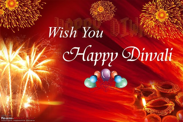 Deepavali Image saying 'Wish You Happy Diwali'