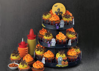 Halloween Cupcake Display