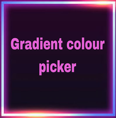 Gradient colour picker