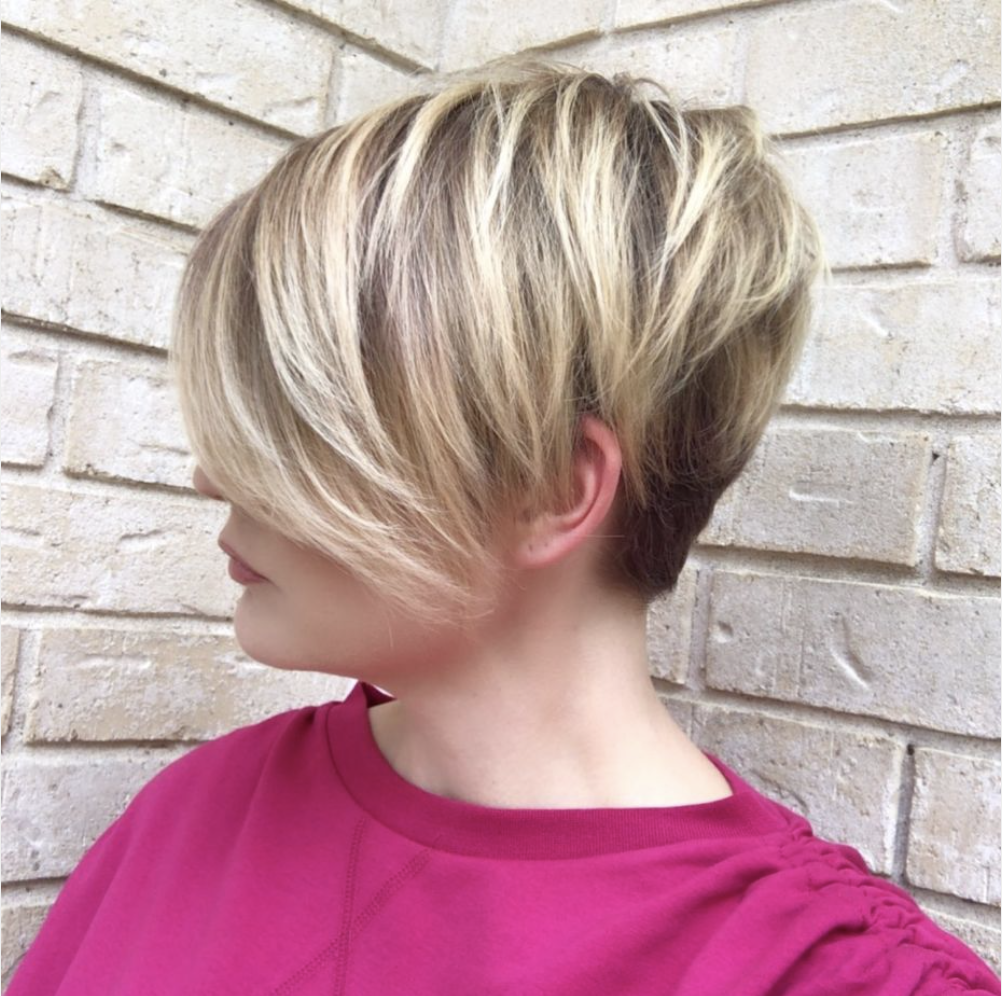 very long pixie haircut