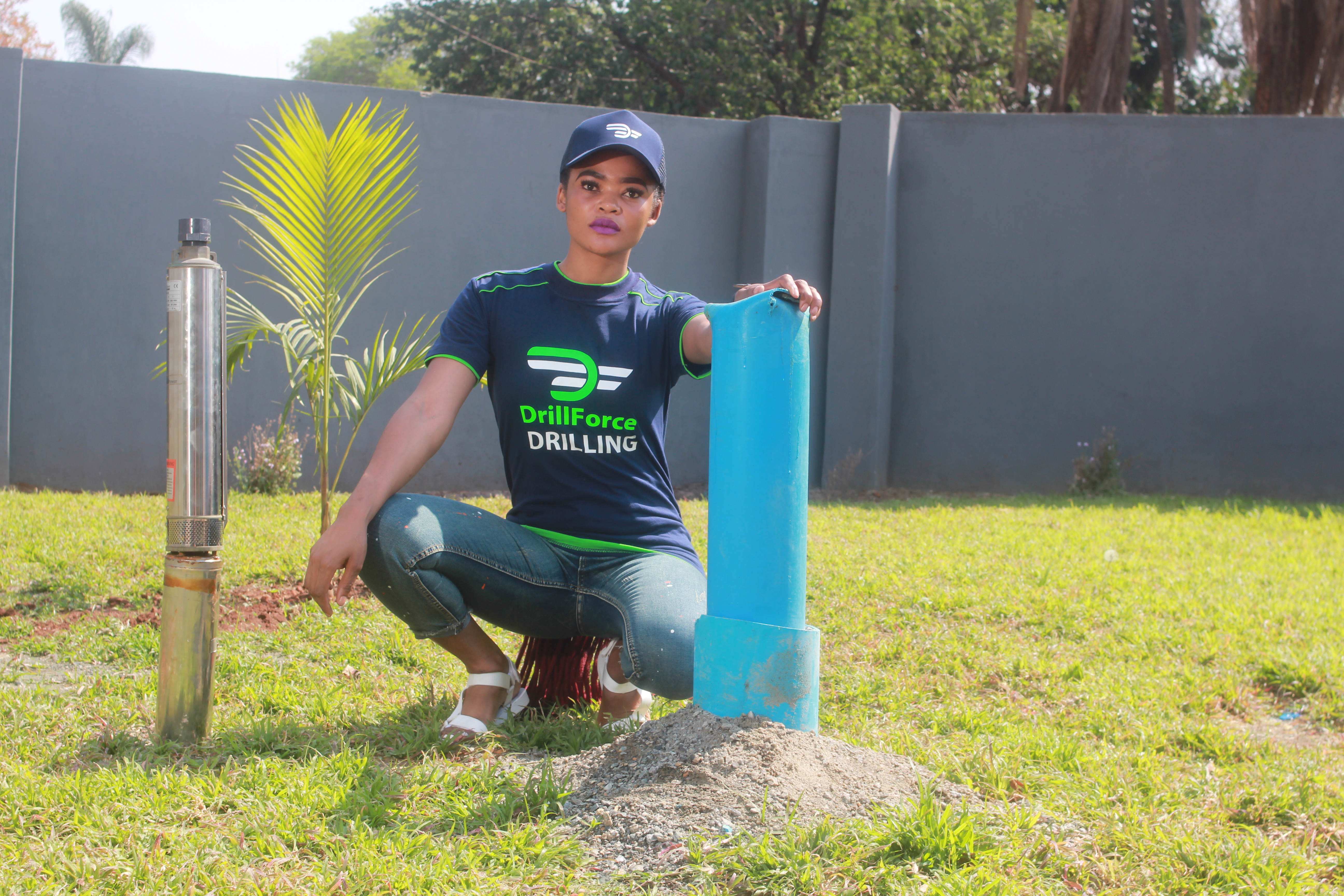 Borehole Casing in Zimbabwe with Drillforce Borehole Drilling!