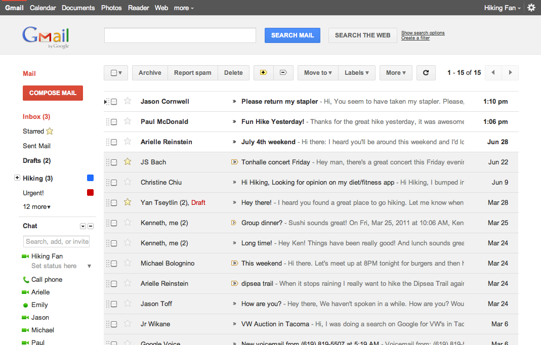 Official Gmail Blog: A preview of Gmail's new look
