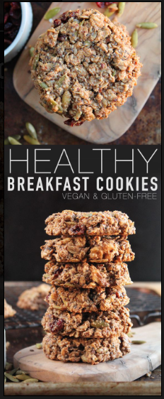 GLUTEN FREE VEGAN BREAKFAST COOKIES