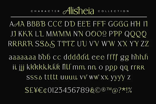 Alisheia Serif Font