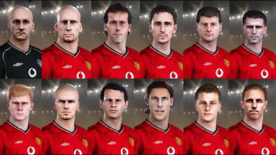 PES 2021 Classic FacePack Manchester United by Andri Mod