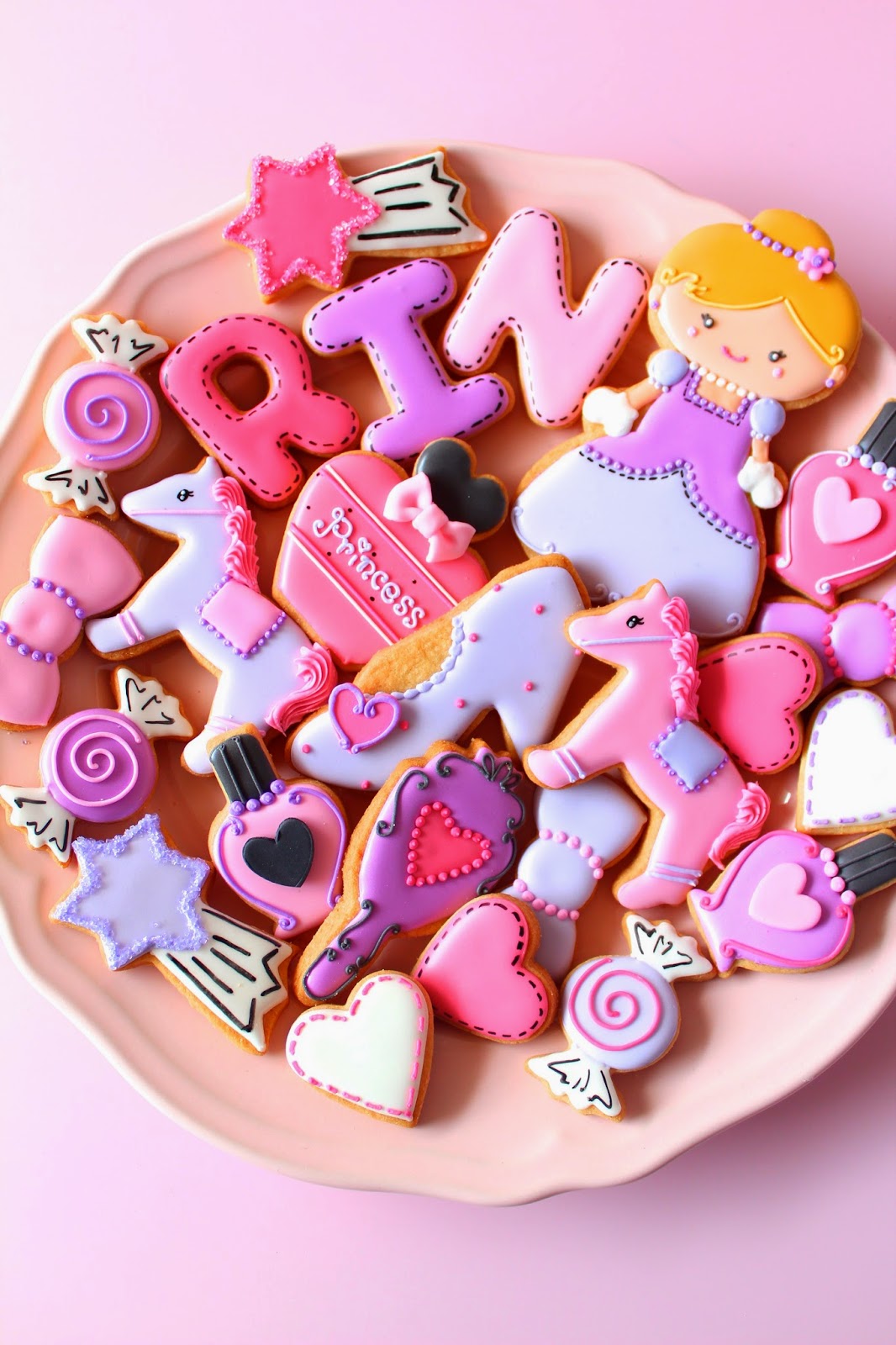 Sweeten Your Day プリンセス風アイシングクッキー Princess Icing Cookies