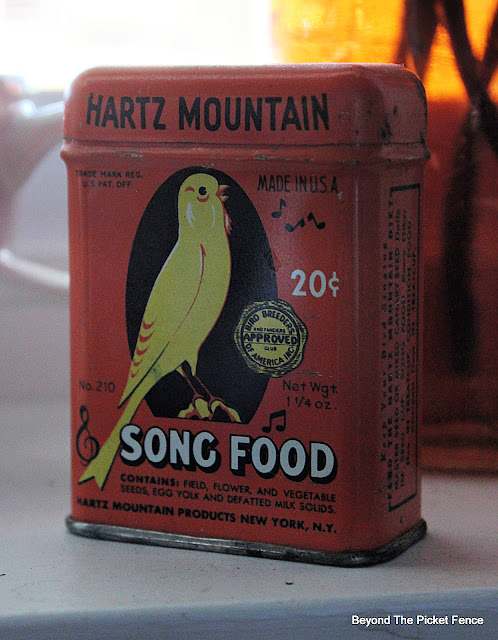 Vintage Birdseed Canister