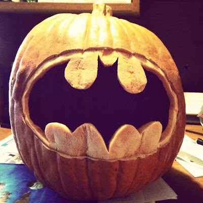 Batman Symbol Pumpkin