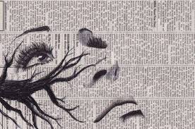 newspaper art