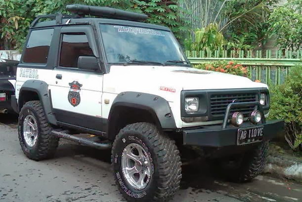 Modifikasi Mobil Daihatsu Feroza Long Taft Rocky Terkeren 2020