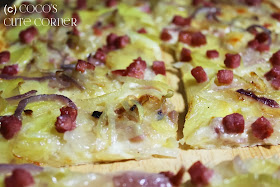 Tarte with Onions and Patatoes