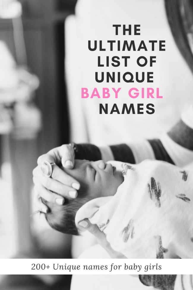 200+ Unique Baby Girl Names - ONE little MOMMA