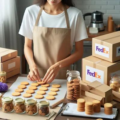 How to ship cookies using FedEx and how much does it cost