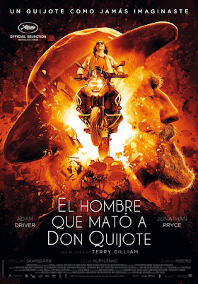 EL HOMBRE QUE MATÓ A DON QUIJOTE de Terry Gilliam - cartel españa