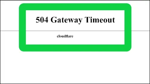How To Fix 504 Gateway Timeout Error Problem Solved