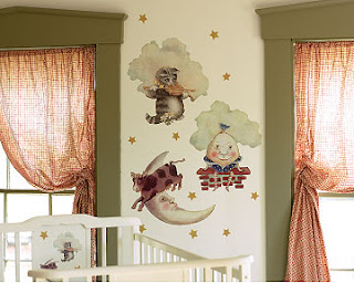 Modern Nursery Wall Decals Idea