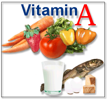 ALIMENTOS RICOS EM VITAMINA A E FUNÇÕES