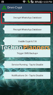 decrypt Whatsapp database crypt8 without Key Online