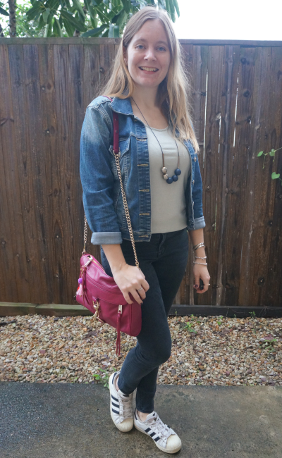 Away From Blue | Aussie Mum Style, From The Jeans Rut: Double Denim Outfits Autumn Weekday Wear Link Up