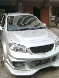 Toyota Vios 2003 Silver Bodykit Version