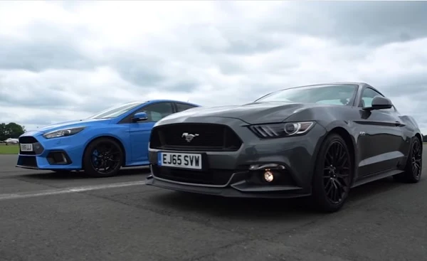 Ford Mustang GT vs Ford Focus RS