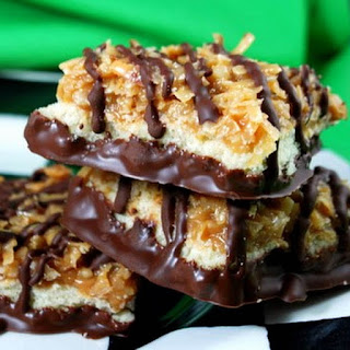 Homemade Samoas Bars