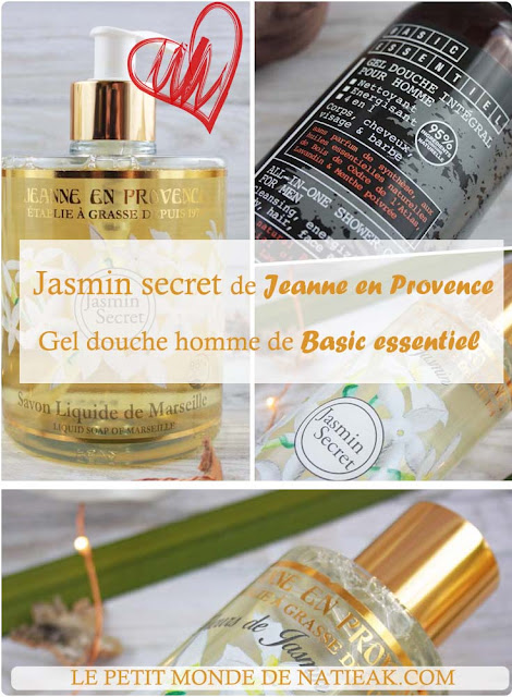 Jasmin Secret de Jeanne en Provence et la gamme homme Basic Essentiel