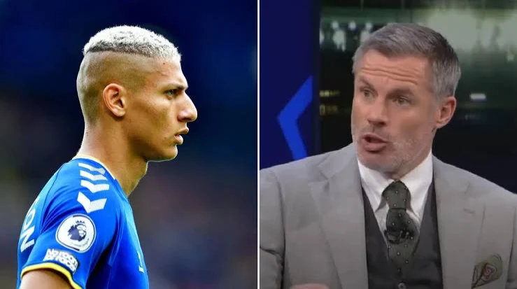 "I Don't Respect You,": Everton Striker Richarlison Attack Liverpool Legend Jamie Carragher