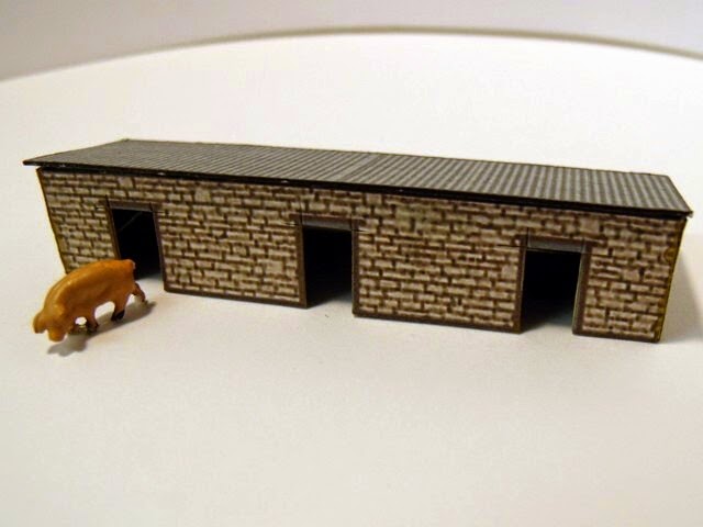 N Gauge Model Making: 4 N Gauge Model Card Farm Building Plans